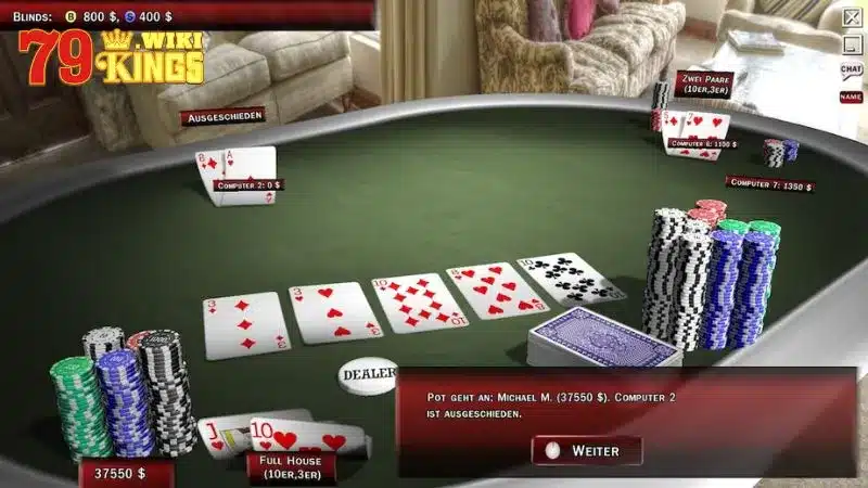 Trò chơi game bài online miễn phí Poker